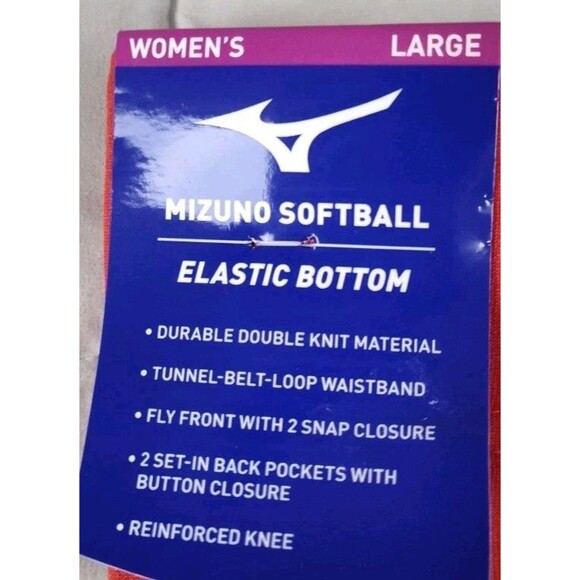Mizuno Performance Women's Softball Pants Red Size Large - Picture 2 of 11
